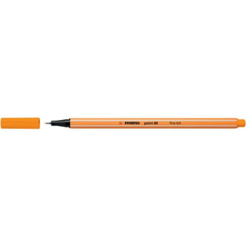 Fineliner Stabilo Point 88® 0,4 mm arancio 88/54
